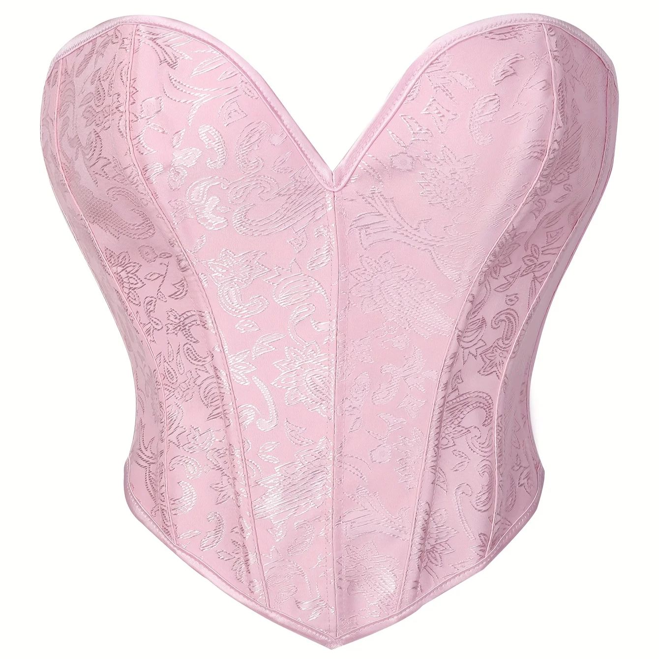 Rosa Korsett im Gotischen Vikt – Strapless Bra Backless Bewertung und Preis