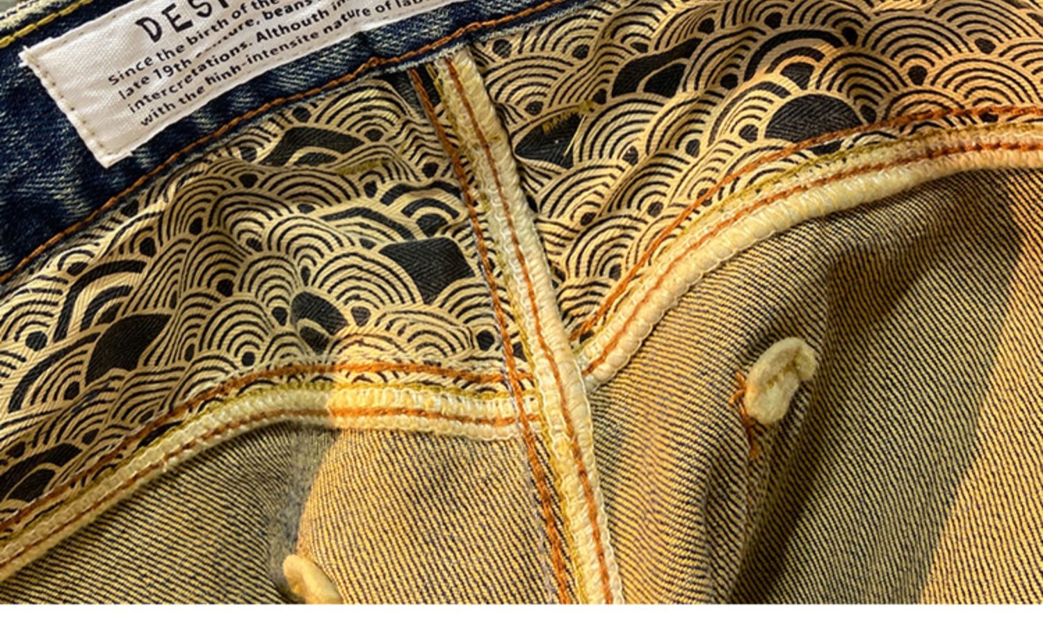 Rote Selvedge-Denim-Jeans für  – Levis Jeans 501 Bewertung und Preis
