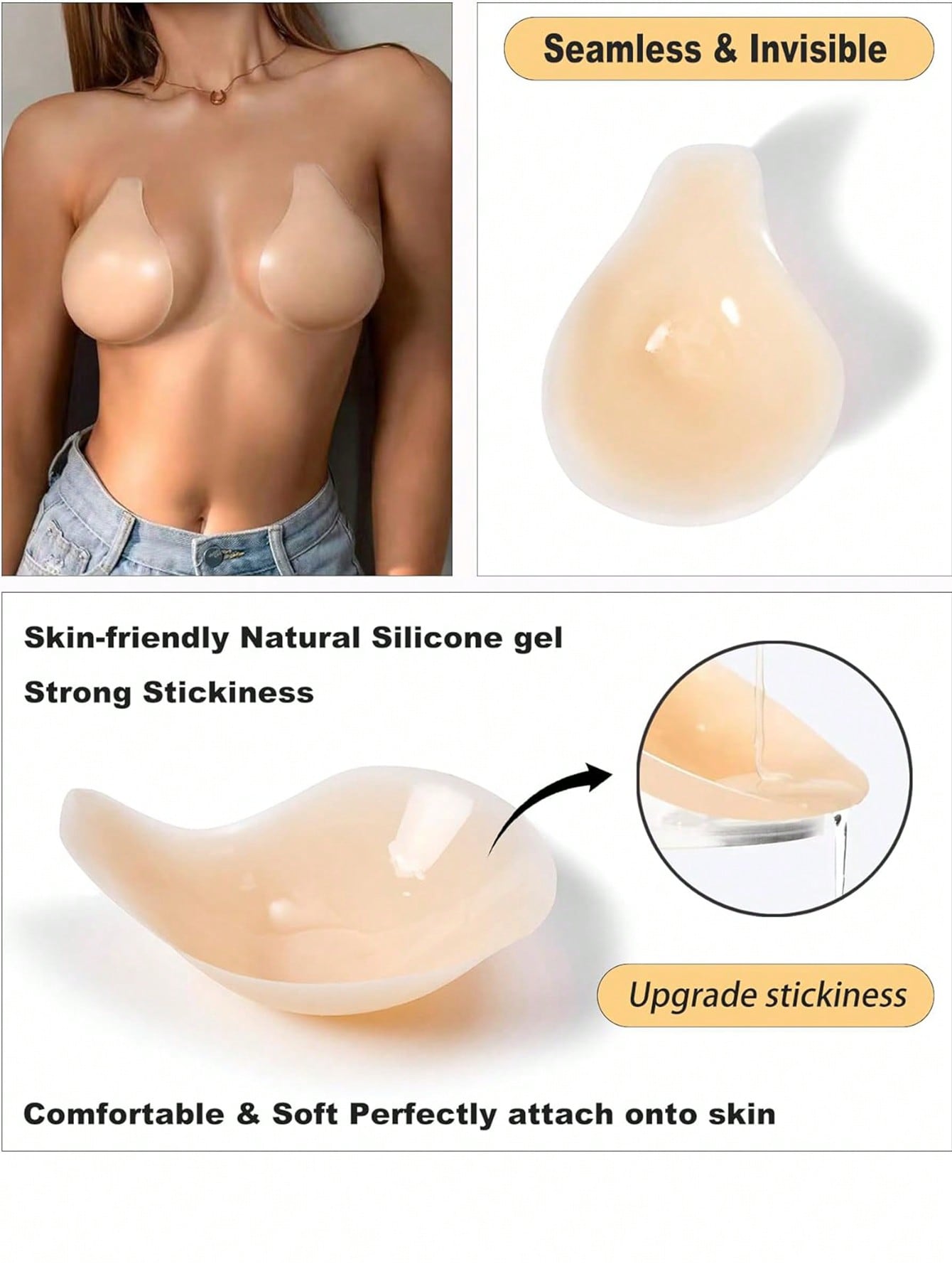 1 Paar zusätzliche Lift-Nippel – Nipple Cover Pasties Bewertung und Preis