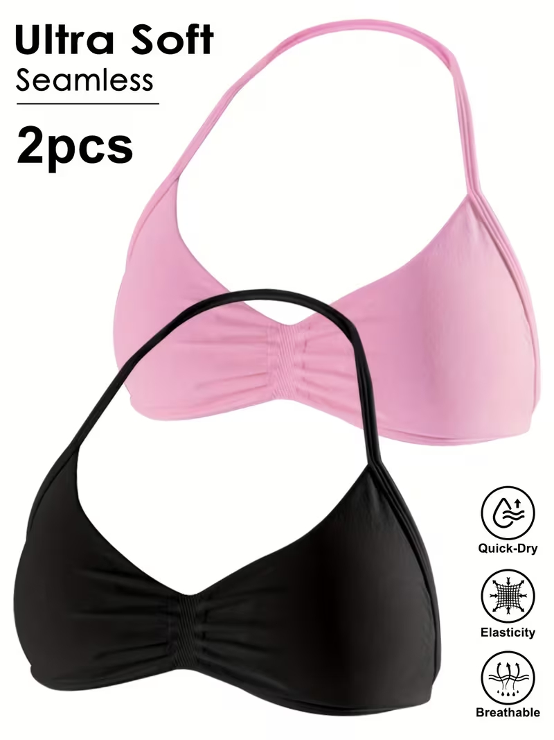 2 Stück Nahtlose Sexy Rückenfr – Sports Bra High Impact Bewertung und Preis